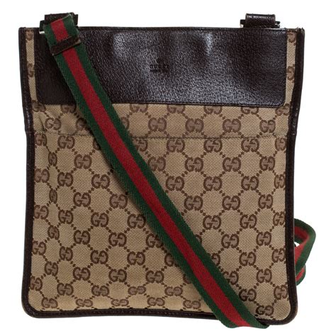 gucci messenger bag used|authentic used gucci bags.